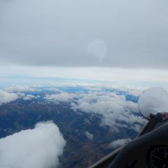 Flugwegposition um 09:55:44: Aufgenommen in der Nähe von Gemeinde Bischofshofen, Bischofshofen, Österreich in 5250 Meter